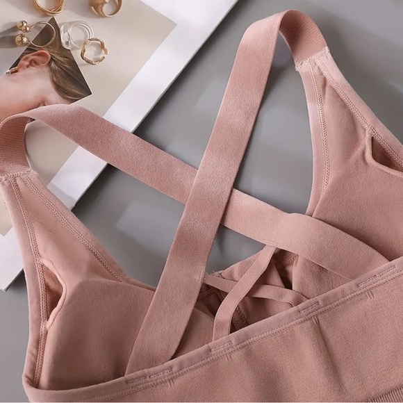 3 PC SET - High-Impact Sports Bras –Breathable Zip-Front Crisscross Back - Picture 12 of 14